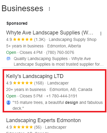Kelly's Landscaping